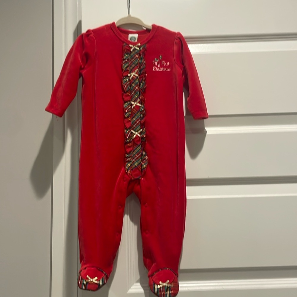 My first Christmas pajamas